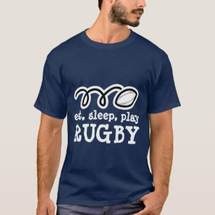 Eat sleep play rugby t-shirt   Men's apparel