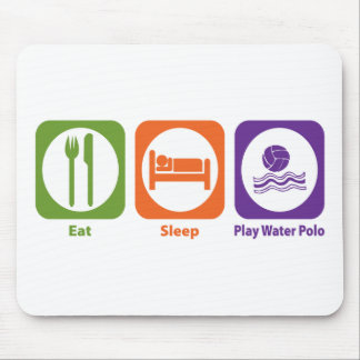 Eat Sleep Play Water Polo Mouse Pad