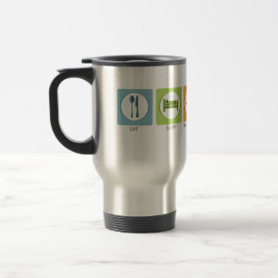 Eat sleep, practice law travel mug