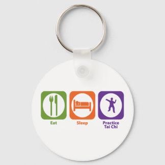 Eat Sleep Practice Tai Chi Key Ring