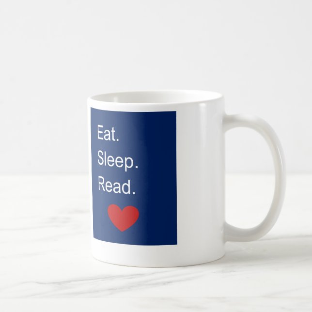 Eat Sleep Read mug (Right)