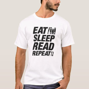 Eat Sleep Read Repeat T-Shirt