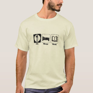 eat sleep read T-Shirt