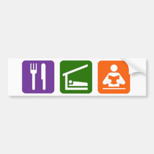Eat Sleep Reading Bumper Sticker