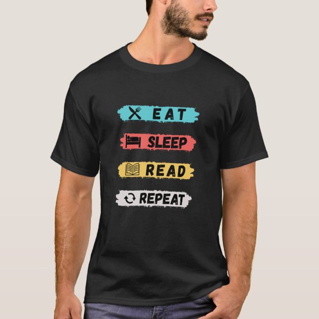 Eat Sleep Reading T-Shirt (Front)