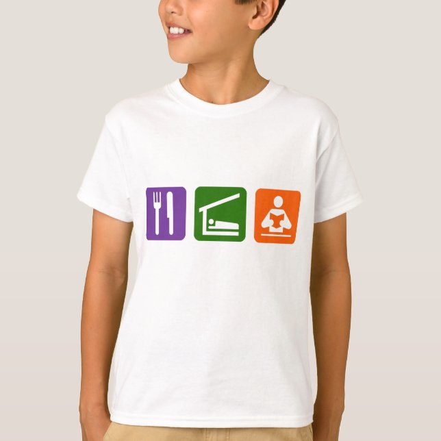 Eat Sleep Reading T-Shirt (Front)