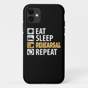 Eat Sleep Rehearsal Repeat Case-Mate iPhone Case