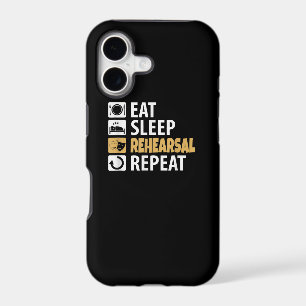 Eat Sleep Rehearsal Repeat - Theatre Quotes Acting