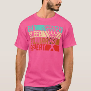 Eat Sleep Repeat Billiards T-Shirt