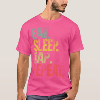 Eat Sleep Repeat Gif Eat Sleep Rap Repeat T-Shirt
