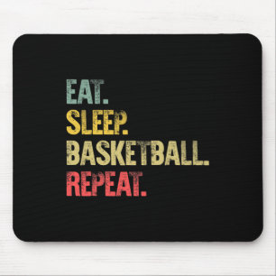 Eat Sleep Repeat Gift Shirt Eat Sleep Sketll Repea Mouse Pad