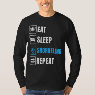 Eat Sleep Repeat Snorkelling Scuba Diver Diving Sn T-Shirt