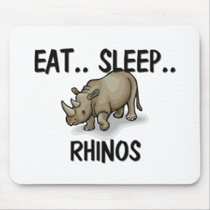 Eat Sleep RHINOS Mouse Pad