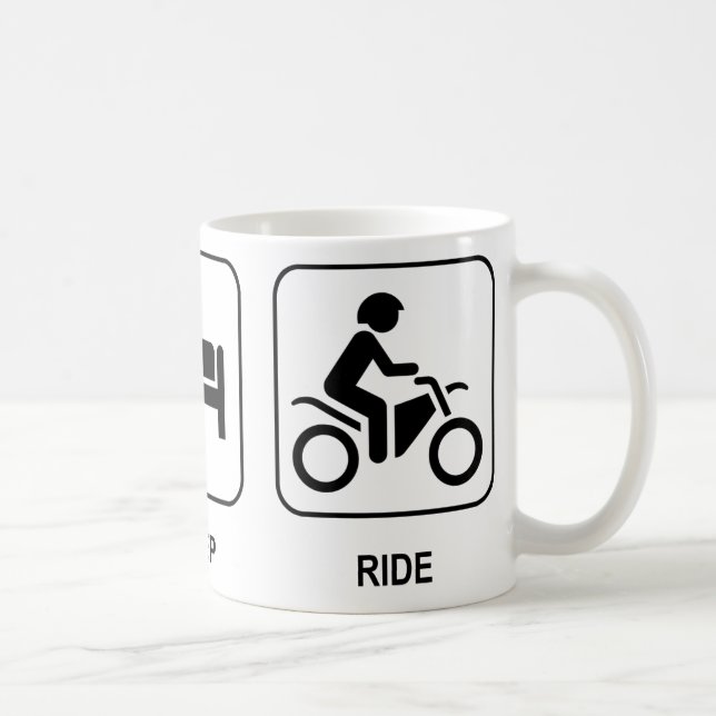 Eat Sleep Ride Coffee Mug (Right)