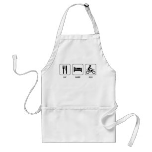 Eat Sleep Ride Standard Apron