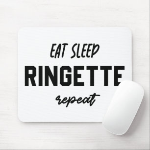 Eat Sleep Ringette Repeat Ringette Player Gifts Mouse Pad