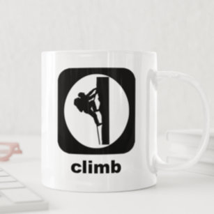 Eat-Sleep-Rock Climbing -  Coffee Mug