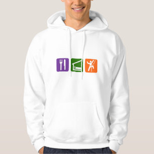 Eat Sleep Rock Climbing Hoodie