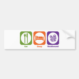 Eat Sleep Rockhound Bumper Sticker