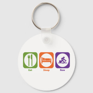 Eat Sleep Row Key Ring