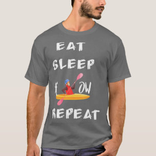 Eat Sleep Row Repeat Funny Gift idea for Workout M T-Shirt
