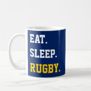 Eat Sleep rugby Coffee Mug