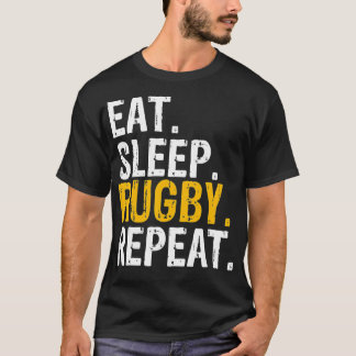 Eat Sleep Rugby Repeat Gift  T-Shirt