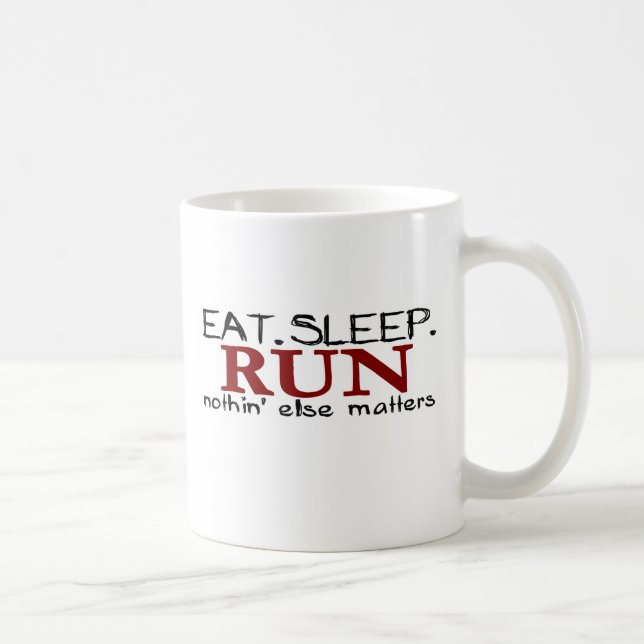 Eat Sleep Run Coffee Mug (Right)