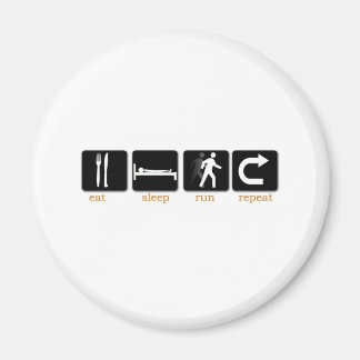 Eat Sleep Run Repeat Magnet
