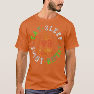 Eat Sleep Scout Repeat Camping  Scouting Lover  (1 T-Shirt