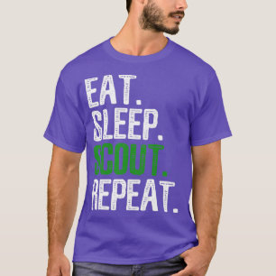 Eat Sleep Scout Repeat Funny Saying T-Shirt