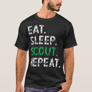 Eat Sleep Scout Repeat Funny Scout For Women Men K T-Shirt