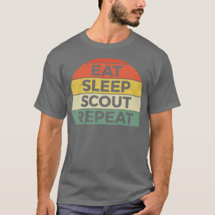 Eat Sleep Scout Repeat I T-Shirt