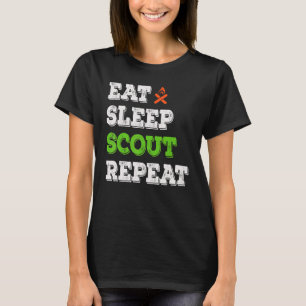 Eat Sleep Scout Repeat    Scouting T-Shirt
