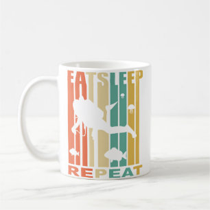 Eat Sleep Scuba Diving Repeat Scuba Diver Coffee Mug
