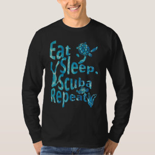 Eat Sleep Scuba Repeat  Scuba Life  Caribbean Edit T-Shirt