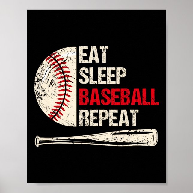 Eat Sleep Sell Repeat Funny Sell Player 1  Poster (Front)