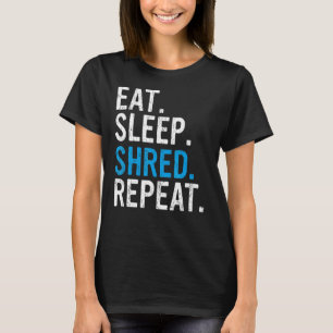 Eat Sleep Shred Repeat MTB 3 T-Shirt