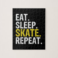 eat sleep skate repeat gift ice skating