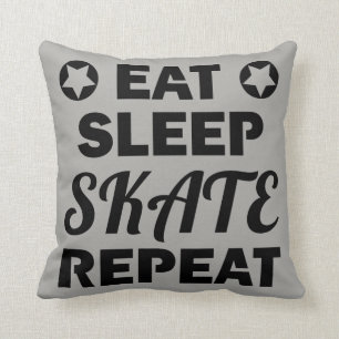 Eat Sleep Skate Repeat, Roller Derby Cushion
