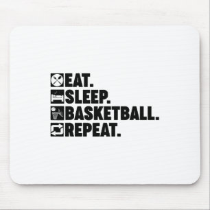 Eat Sleep Sketll Repeat Men Women Sketll Player Co Mouse Pad