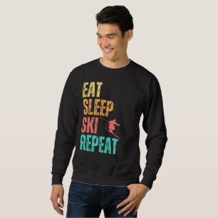 Eat Sleep Ski Repeat Sweatshirt