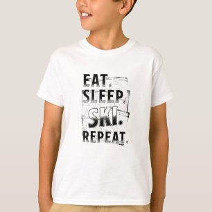 Eat Sleep Ski Repeat T-Shirt