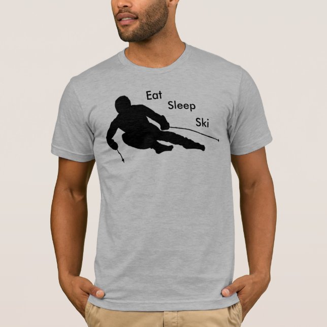 Eat, Sleep, Ski T-Shirt (Front)