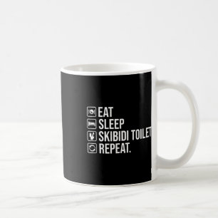 Eat Sleep Skibidi Toilet Repeat Funny Skibidi Toil Coffee Mug