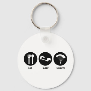 Eat Sleep SkyDive Key Ring