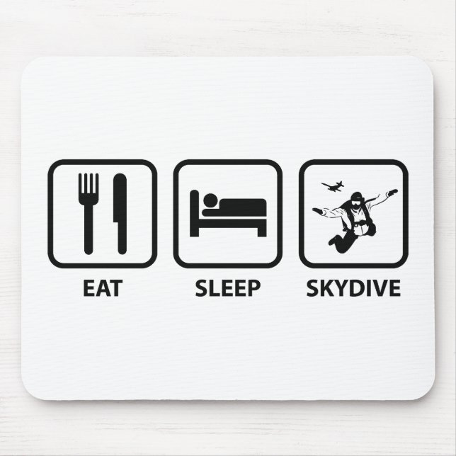 Eat Sleep Skydive Mouse Pad (Front)