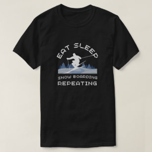 Eat Sleep Snowboarding Repeat T-Shirt