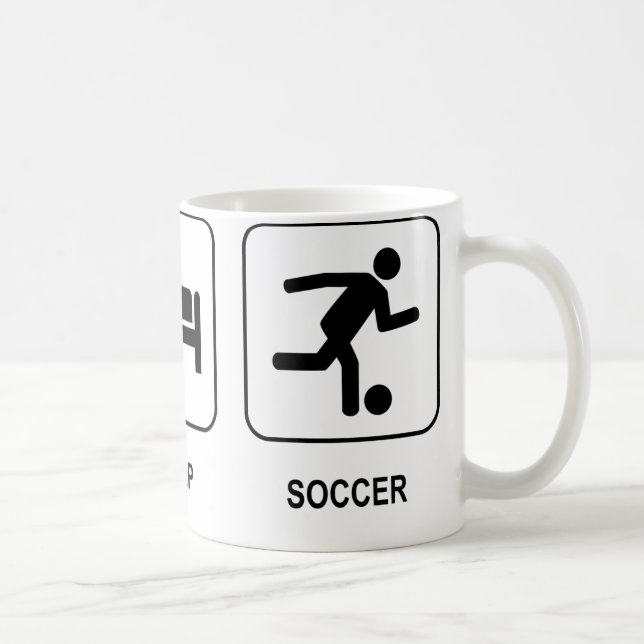 Eat Sleep Soccer Mug (Right)