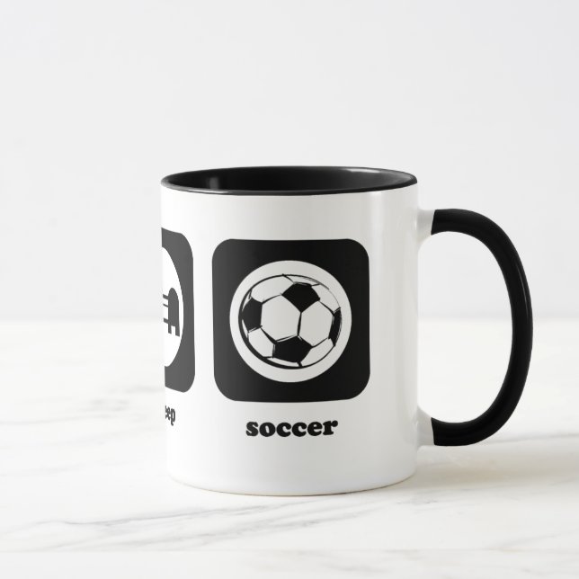 Eat. Sleep. Soccer. Mug (Right)